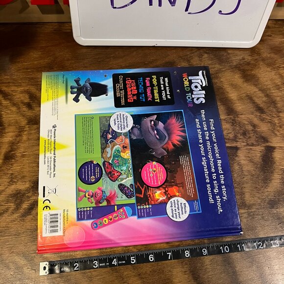 5/$20 Heart and Troll Trolls microphone Sound Book Bin BY - Picture 5 of 5